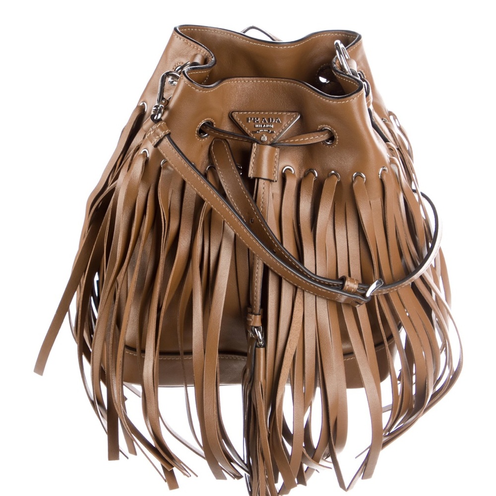 Prada tassels bucket bag Excellent condition worn once